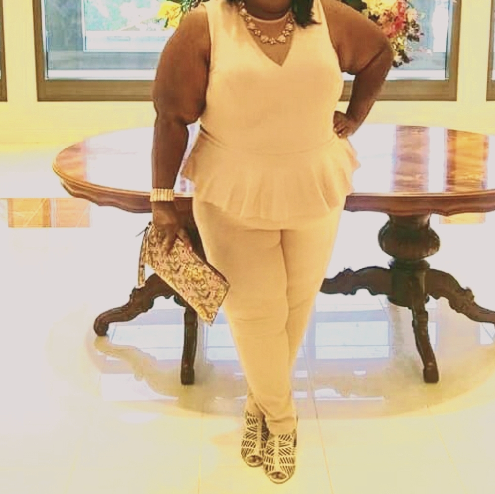 Blush pink jumpsuit